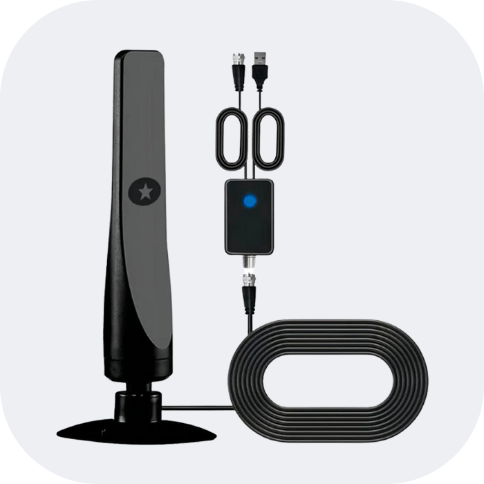 Smart watch with black wristband